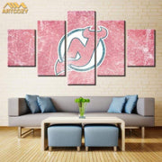 New Jersey Devils Wall Art Painting Canvas Poster Decor