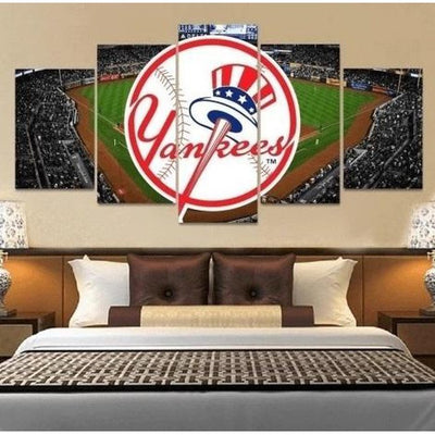 New York Yankees Canvas Painting Wall Art Poster Decor