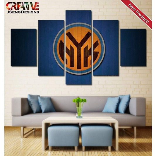 New York Knicks Wall Art Canvas Painting Decor Framed Poster