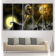 Nightmare Christmas Canvas Painting Framed Home Decor