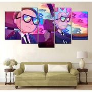 Rick Morty Canvas Art Painting Poster Framed Home Decor
