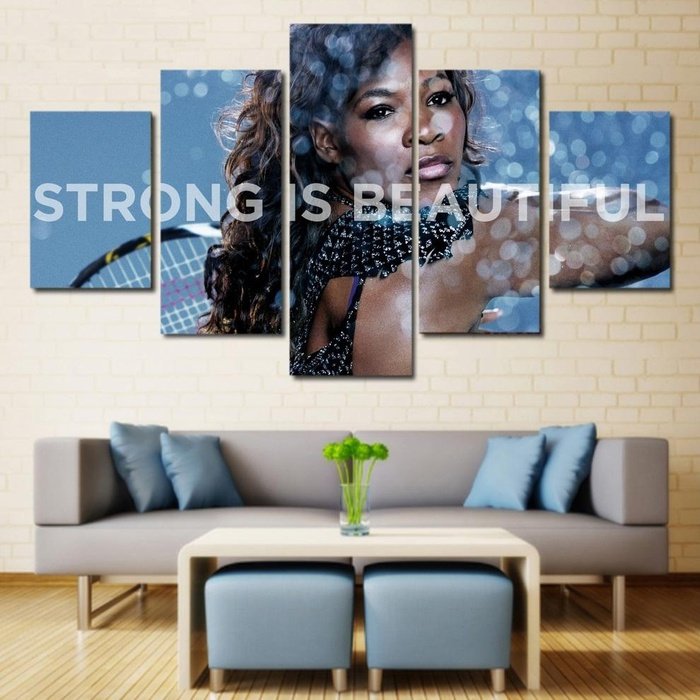 Serena Williams Wall Art Canvas Painting Framed Free Shipping