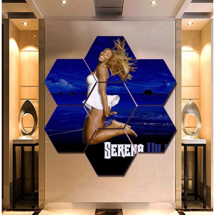 Serena Williams Wall Art Canvas Painting Framed Free Shipping