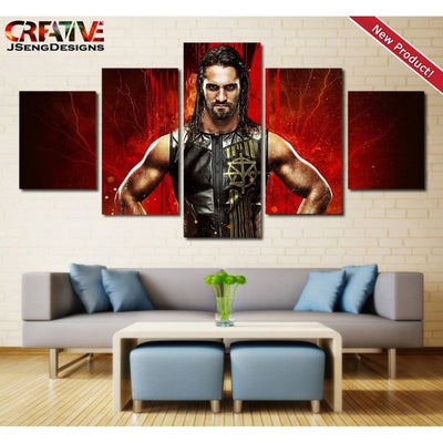 Seth Rollins Wall Art Painting Canvas Framed Free Shipping