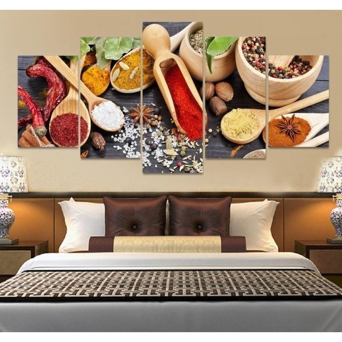 Spices Wall Art Canvas Painting Framed Poster Home Decor