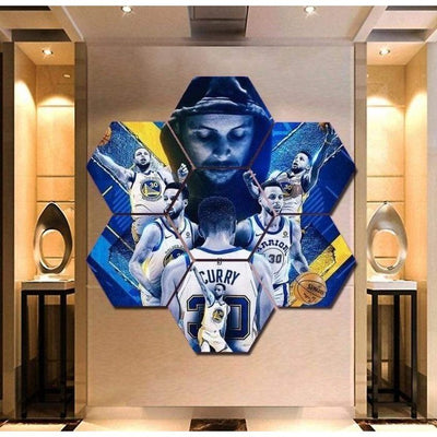 Stephen Curry Wall Art Canvas Painting Framed Warriors