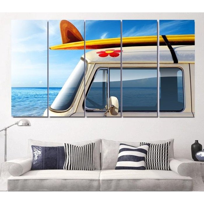 Surfing Canvas Art Prints Poster Painting Framed