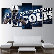 T. Y. Hilton Colts Canvas Art Framed | Decor Poster Print-SportSartDirect-T. Y. Hilton Canvas