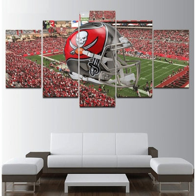 Tampa Bay Buccaneers Wall Art Canvas Painting Framed