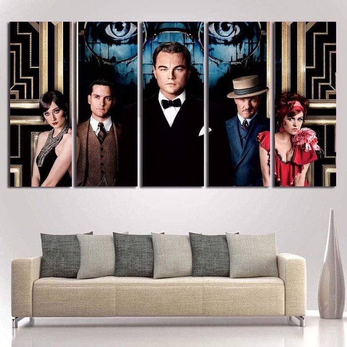 Great Gatsby Canvas Art Prints Poster Painting Framed