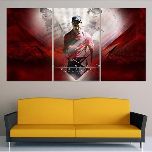 Tiger Woods Canvas Art Prints Poster Painting Framed