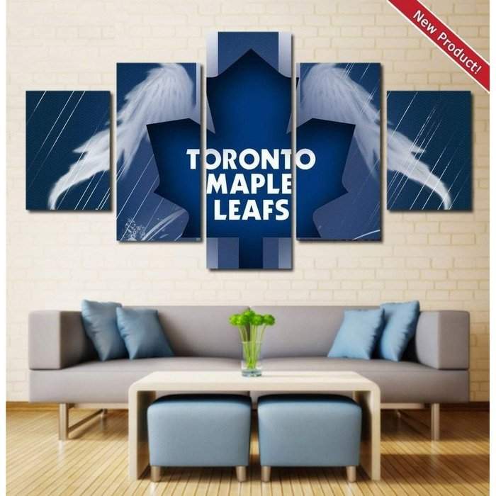 Toronto Maple Leafs Wall Art Painting Canvas Poster-SportSartDirect-Maple Leafs Wall Art
