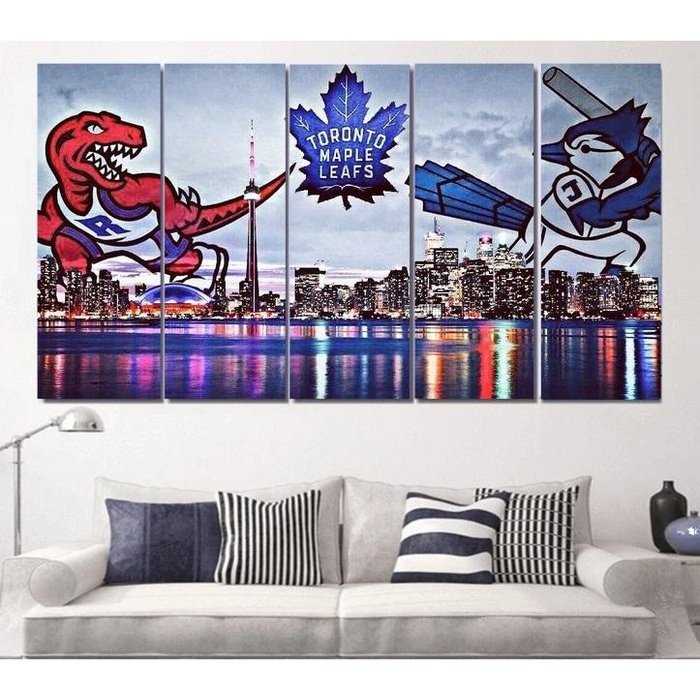 Toronto Sports Canvas Art Prints Poster Painting Framed