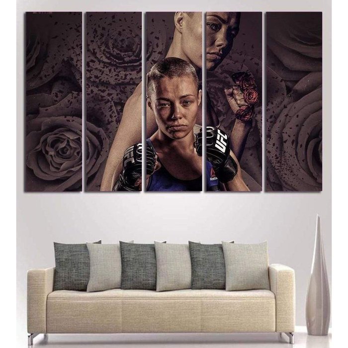 UFC Rose Namajunas Wall Art Canvas Decor Poster Framed Free Shipping