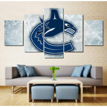 Vancouver Canucks Decor Print Painting Canvas Wall Art