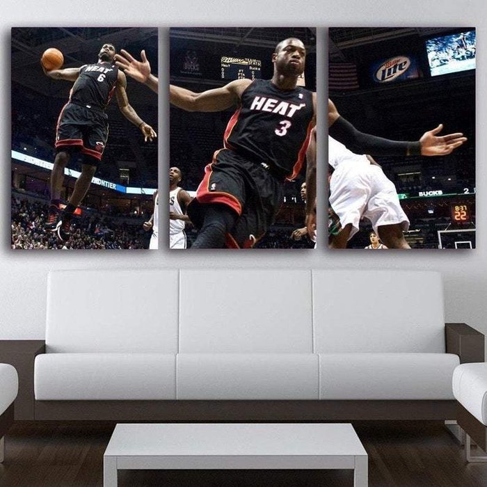 Wade Lebron Painting Canvas Home Decor Wall Art Poster.