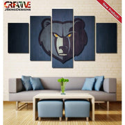 Wall Art Canvas Memphis Grizzlies Painting Poster Framed Piece