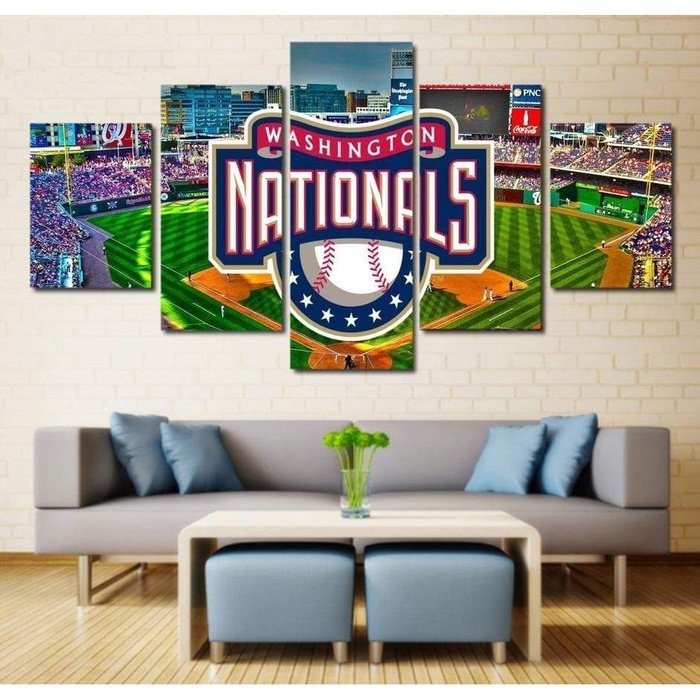 Washington Nationals Wall Art Canvas Painting Framed Stadium