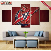 Washington Wizards Wall Art Framed Canvas Painting Poster