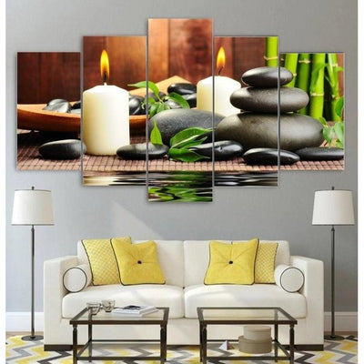 Yoga Zen Spa Wall Art Canvas Painting Framed