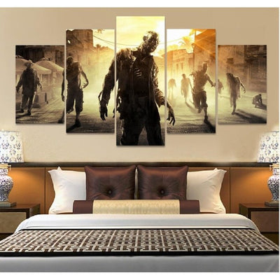 Zombie Dying Light Wall Art Canvas Painting